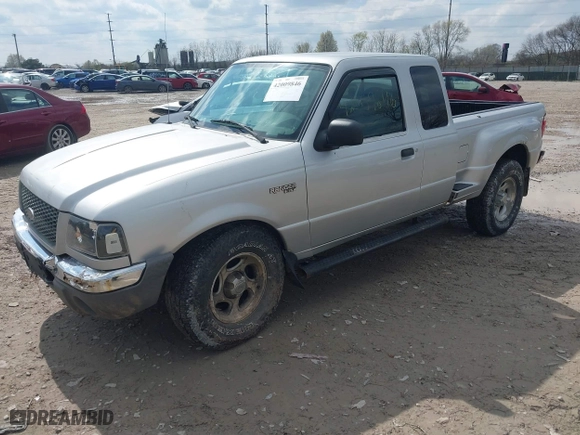 2003 Ford Ranger XL Fleet with VIN 1FTZR45E33PA54963, listed as a IAAI auction lot 42009846 with 202,702 mi miles. Bid and sale history available at carsss.com. Image 2.