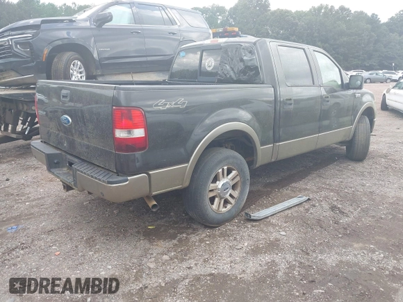 2006 Ford F-150 XLT with VIN 1FTPW14566KB31780, listed as a IAAI auction lot 42632127 with 264,403 mi miles and . Bid and sale history available at DreamBid. Image 4.