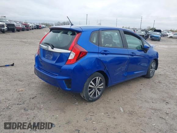 2015 Honda Fit EX-L with VIN 3HGGK5H87FM766816, listed as a IAAI auction lot 41907606 with 1 mi miles. Bid and sale history available at carsss.com. Image 4.