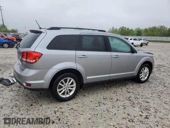 2017 Dodge Journey SXT with VIN 3C4PDCBB0HT545567, listed as a Copart auction lot 57766105 with 56,569 mi miles and Salvage title. Bid and sale history available at DreamBid. Image 3.