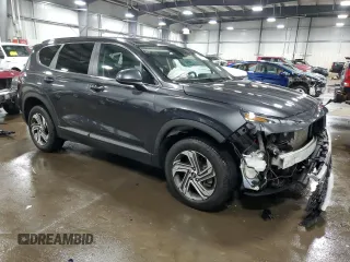 2022 Hyundai Santa Fe SE with VIN 5NMS1DAJ9NH429164, listed as a Copart auction lot 43921085 with 50,467 mi miles and Salvage Title. Bid and sale history available at carsss.com. Image 4.