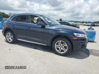 2019 Audi Q5 Premium with VIN WA1ANAFY2K2080444, listed as a Copart auction lot 61273195 with 52,942 mi miles and Salvage title. Bid and sale history available at DreamBid. Image 4.