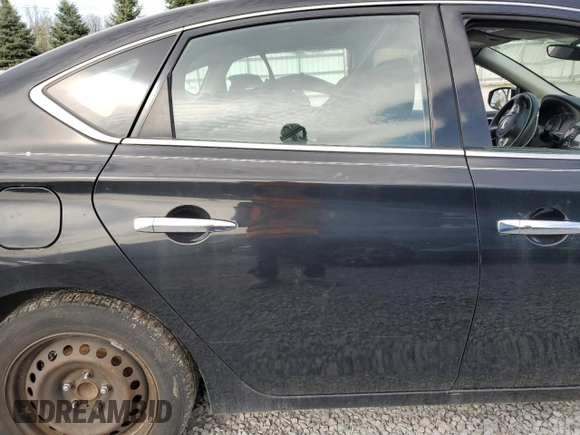 2017 Nissan Sentra SV with VIN 3N1AB7APXHL685502, listed as a Copart auction lot 55575195 with 119,595 mi miles and Salvage Title. Bid and sale history available at carsss.com. Image 10.