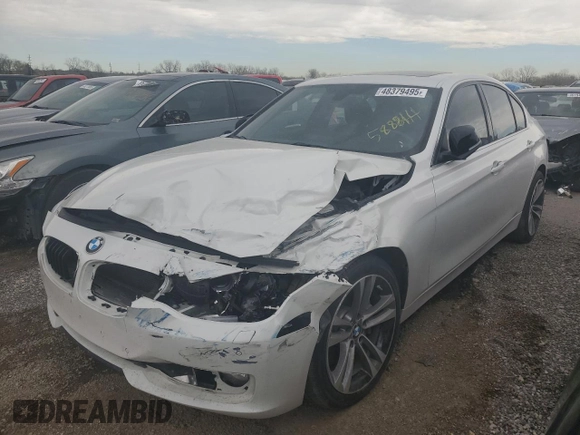 2015 BMW 3 Series 335i xDrive with VIN WBA3B9C52FF588814, listed as a Copart auction lot 48379495 with 73,302 mi miles and Salvage title. Bid and sale history available at DreamBid. Image 1.