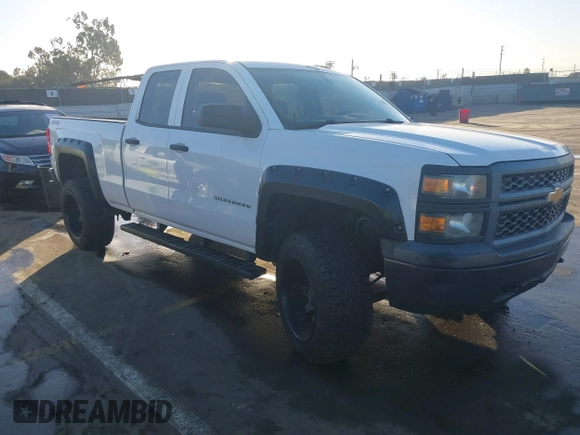2014 Chevrolet Silverado 1500 Work Truck with VIN 1GCVKPEH2EZ130355, listed as a IAAI auction lot 41406816 with 229,195 mi miles and . Bid and sale history available at DreamBid. Image 1.