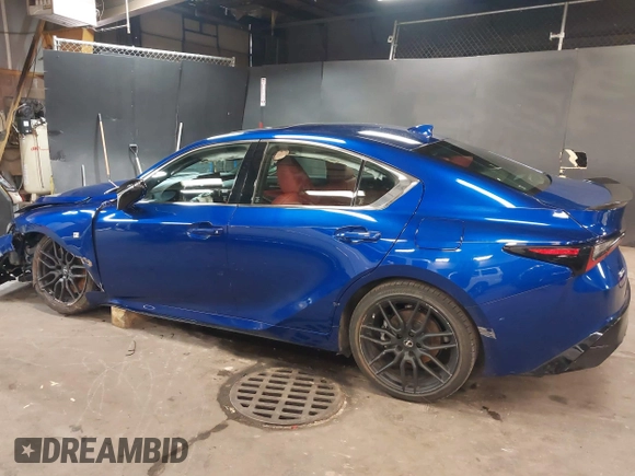 2021 Lexus IS 350 F Sport with VIN JTHGZ1E29M5019478, listed as a IAAI auction lot 41876082 with 49,224 mi miles and . Bid and sale history available at DreamBid. Image 3.