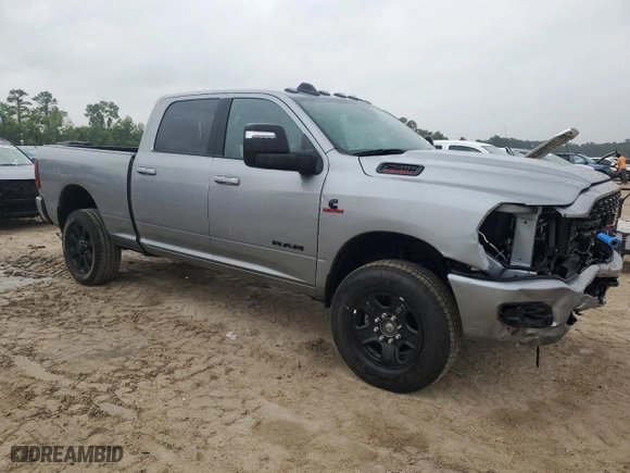 2024 Ram 2500 Lone Star with VIN 3C6UR5DL1RG361388, listed as a Copart auction lot 53551315 with 2,080 mi miles and Salvage Title. Bid and sale history available at carsss.com. Image 4.