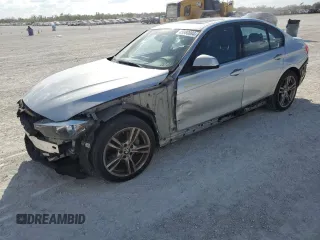 2015 BMW 3 Series 328i xDrive with VIN WBA3B5C51FF963410, listed as a Copart auction lot 85980084 with 122,385 mi miles and Salvage Title. Bid and sale history available at carsss.com. Image 1.