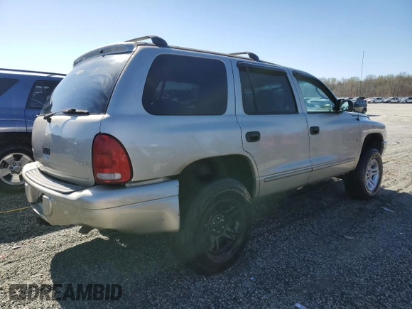 2001 Dodge Durango with VIN 1B4HS28N51F599577, listed as a Copart auction lot 46975055 with 206,500 mi miles and Salvage Title. Bid and sale history available at carsss.com. Image 3.