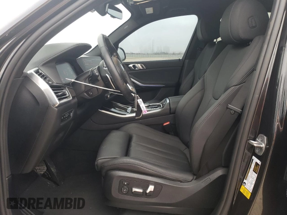 2021 BMW X5 sDrive40i with VIN 5UXCR4C09M9F79014, listed as a Copart auction lot 43667255 with 54,431 mi miles and Salvage Title. Bid and sale history available at carsss.com. Image 7.