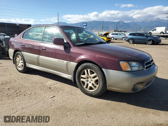 2001 Subaru Legacy Outback Limited with VIN 4S3BE686X17209647, listed as a Copart auction lot 78462664 with 204,238 mi miles and Clean title. Bid and sale history available at DreamBid. Image 4.