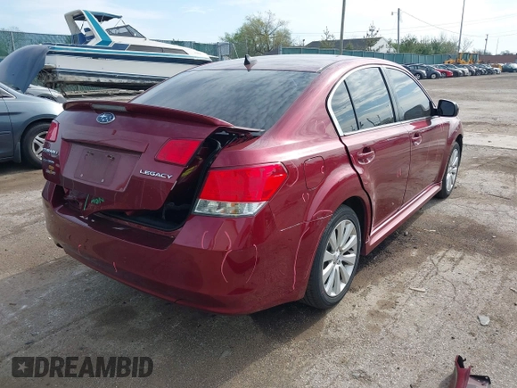 2012 Subaru Legacy Limited with VIN 4S3BMCJ66C3035372, listed as a IAAI auction lot 42145389 with 154,009 mi miles and . Bid and sale history available at DreamBid. Image 4.