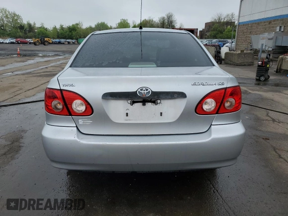 2006 Toyota Corolla CE with VIN JTDBR32E660082527, listed as a Copart auction lot 55152265 with 181,703 mi miles and Salvage Title. Bid and sale history available at DreamBid. Image 6.