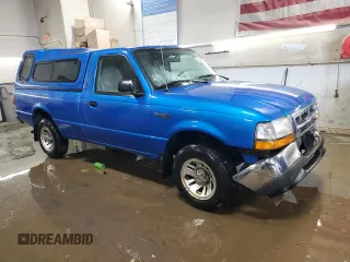 1999 Ford Ranger XLT with VIN 1FTYR10X0XUA52307, listed as a Copart auction lot 50044505 with 94,457 mi miles and Salvage title. Bid and sale history available at DreamBid. Image 4.