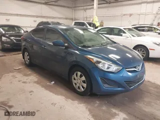 2016 Hyundai Elantra Value Edition with VIN KMHDH4AEXGU546024, listed as a IAAI auction lot 41956007 with 91,642 mi miles. Bid and sale history available at carsss.com. Image 1.