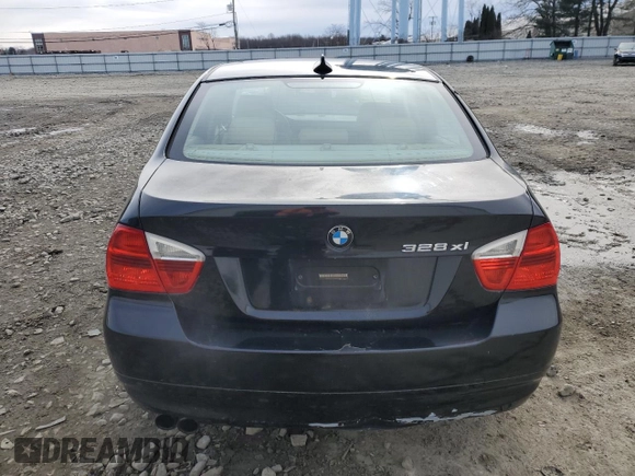 2008 BMW 3 Series 328xi with VIN WBAVC73598KP39801, listed as a Copart auction lot 43530145 with 140,626 mi miles and Salvage Title. Bid and sale history available at carsss.com. Image 6.