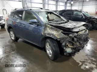 2013 Toyota RAV4 XLE with VIN JTMRFREV6DD020072, listed as a Copart auction lot 51130765 with 0 mi miles and Salvage Title. Bid and sale history available at carsss.com. Image 4.