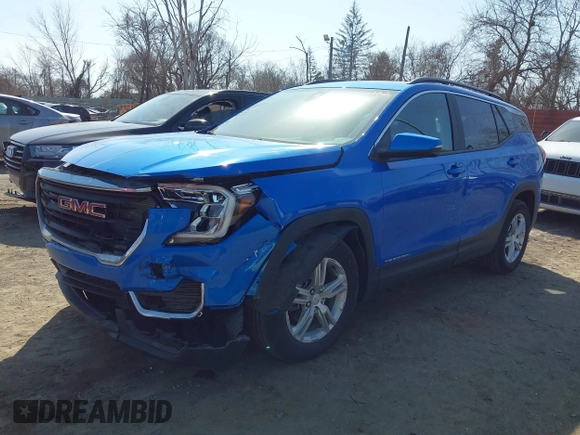 2024 GMC Terrain SLE z VIN 3GKALMEG7RL182227, wystawiony jako IAAI lot #41833262 z przebiegiem 13 275 mil mil oraz . Historia ofert i sprzedaży dostępna na DreamBid. Obrazek 17.