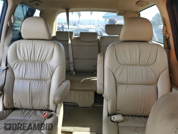 2010 Honda Odyssey EX-L with VIN 5FNRL3H73AB047270, listed as a Copart auction lot 47077425 with 0 mi miles and Salvage Title. Bid and sale history available at carsss.com. Image 10.