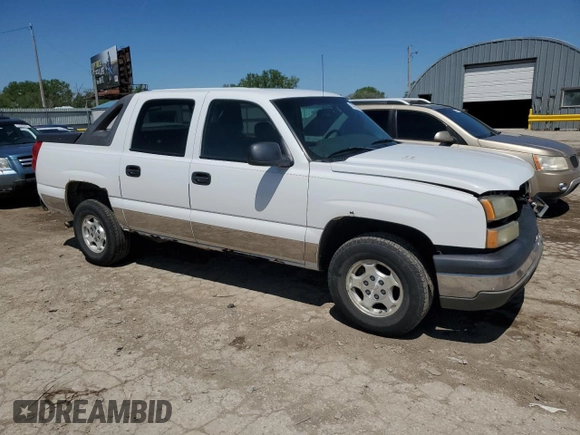 2004 Chevrolet Avalanche Z66 с VIN 3GNEC12T24G167043, выставлен на аукционе Copart как лот 53972055 с пробегом 193 067 миль миль и Списание • Salvage title. История ставок и продаж доступна на DreamBid. Изображение 4.