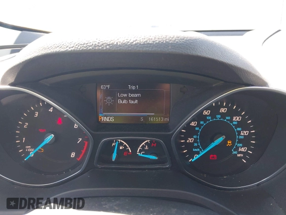 2015 Ford Escape SE with VIN 1FMCU9G9XFUC14744, listed as a IAAI auction lot 41967223 with 161,513 mi miles. Bid and sale history available at carsss.com. Image 7.