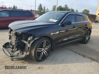 2019 Jaguar F-Pace 25t Premium with VIN SADCJ2FX3KA398901, listed as a Copart auction lot 44080755 with 110,200 mi miles and Salvage Title. Bid and sale history available at DreamBid. Image 1.