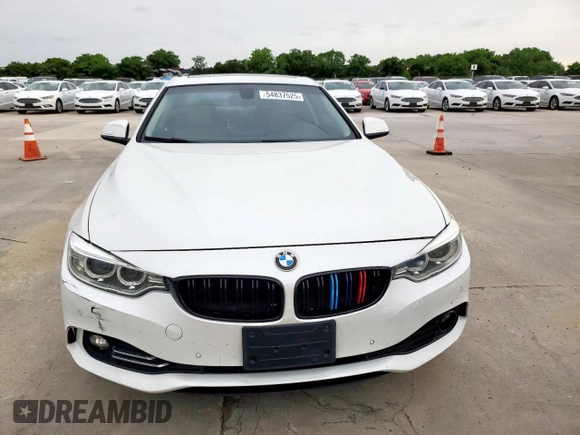 2015 BMW 4 Series 428i с VIN WBA3N3C5XFK234700, выставлен на аукционе Copart как лот 54837525 с пробегом 133 341 миль миль и Списание • Salvage title. История ставок и продаж доступна на DreamBid. Изображение 5.