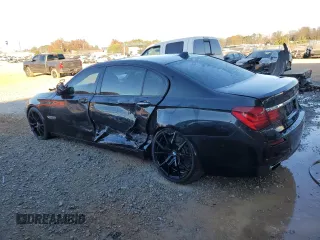 2015 BMW 7 Series 750Li with VIN WBAYE8C55FD781557, listed as a Copart auction lot 83984014 with 138,772 mi miles and Salvage Title. Bid and sale history available at carsss.com. Image 2.