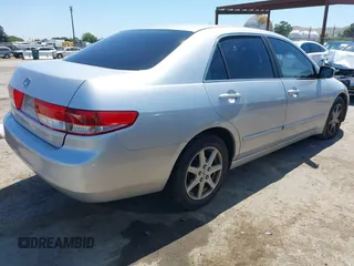 2003 Honda Accord EX z VIN 1HGCM66573A019233, wystawiony jako IAAI lot #42142546 z przebiegiem 213 128 mil mil oraz . Historia ofert i sprzedaży dostępna na DreamBid. Obrazek 4.