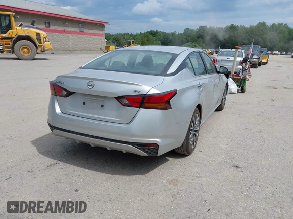 2024 Nissan Altima SV with VIN 1N4BL4DV4RN346569, listed as a IAAI auction lot 42827680 with 22,155 mi miles and . Bid and sale history available at DreamBid. Image 4.