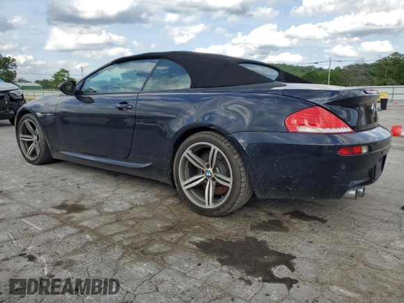 2009 BMW 6 Series M6 z VIN WBSEK93599CY80065, wystawiony jako Copart lot #55277505 z przebiegiem 125 557 mil mil oraz Tytuł czysty. Historia ofert i sprzedaży dostępna na DreamBid. Obrazek 2.