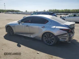 2023 Lexus IS 350 F Sport z VIN JTHGZ1E29P5030517, wystawiony jako Copart lot #53760215 z przebiegiem 36 301 mil mil oraz Szkody całkowita. Historia ofert i sprzedaży dostępna na DreamBid. Obrazek 2.