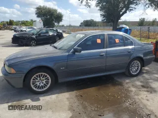 2001 BMW 5 Series 530iA with VIN WBADT63461CF08161, listed as a Copart auction lot 78609274 with 189,808 mi miles and Salvage Title. Bid and sale history available at carsss.com. Image 1.
