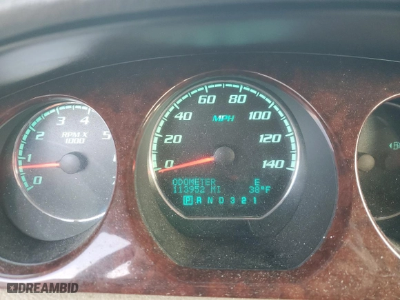 2009 Buick Lucerne CX with VIN 1G4HP57109U132378, listed as a Copart auction lot 83026874 with 113,952 mi miles and Salvage Title. Bid and sale history available at carsss.com. Image 9.