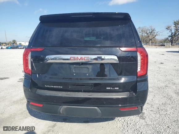2022 GMC Yukon SLE with VIN 1GKS1AKD3NR327219, listed as a Copart auction lot 43045495 with 52,215 mi miles and Salvage Title. Bid and sale history available at carsss.com. Image 6.