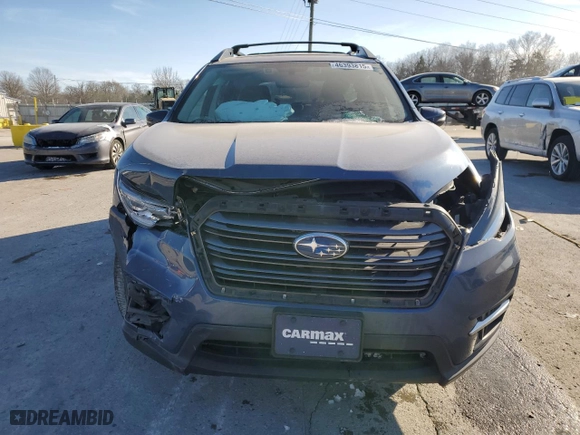 2021 Subaru Ascent Limited with VIN 4S4WMAPD0M3437946, listed as a Copart auction lot 46393815 with 55,556 mi miles and Salvage Title. Bid and sale history available at carsss.com. Image 5.