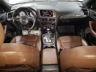 2015 Audi SQ5 Premium Plus with VIN WA1CGAFPXFA147491, listed as a Copart auction lot 48976505 with 124,717 mi miles and Salvage Title. Bid and sale history available at carsss.com. Image 8.