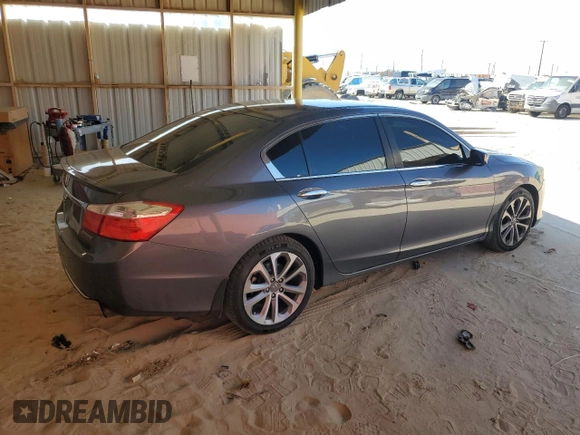 2014 Honda Accord Sport with VIN 1HGCR2F59EA296379, listed as a Copart auction lot 50086305 with 349,583 mi miles and Salvage Title. Bid and sale history available at DreamBid. Image 3.