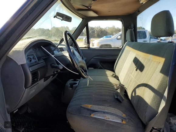 1992 Ford F-150 with VIN 1FTEF15N9NLA78538, listed as a Copart auction lot 75543574 with 0 mi miles and Salvage Title. Bid and sale history available at carsss.com. Image 7.
