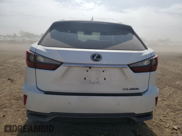 2016 Lexus RX 450h with VIN 2T2BGMCA6GC008406, listed as a Copart auction lot 56819155 with 47,804 mi miles and Salvage title. Bid and sale history available at DreamBid. Image 6.