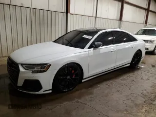2023 Audi S8 с VIN WAULSAF87PN008715, выставлен на аукционе Copart как лот 52538485 с пробегом Не указан миль и Списание • Salvage title. История ставок и продаж доступна на DreamBid. Изображение 1.