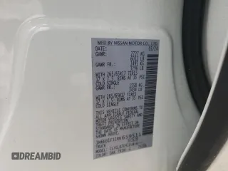 2024 Nissan Frontier SV with VIN 1N6ED1FJ1RN659511, listed as a Copart auction lot 57138225 with 21,933 mi miles and Salvage title. Bid and sale history available at DreamBid. Image 12.