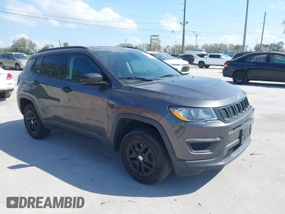 2017 Jeep Compass Sport z VIN 3C4NJDAB7HT658035, wystawiony jako IAAI lot #41545683 z przebiegiem 78 899 mil mil oraz . Historia ofert i sprzedaży dostępna na DreamBid. Obrazek 1.