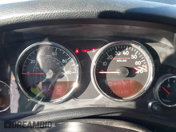 2015 Jeep Wrangler Unlimited Rubicon with VIN 1C4BJWFGXFL610153, listed as a IAAI auction lot 41575401 with 114,583 mi miles. Bid and sale history available at carsss.com. Image 7.