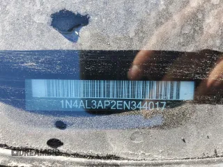 2014 Nissan Altima 2.5 S with VIN 1N4AL3AP2EN344017, listed as a Copart auction lot 50576355 with 153,695 mi miles and Salvage Title. Bid and sale history available at carsss.com. Image 14.