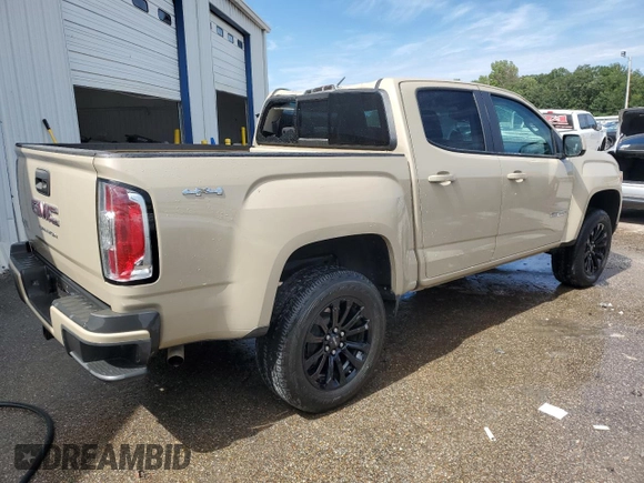 2021 GMC Canyon 4WD Elevation with VIN 1GTG6CEN1M1275962, listed as a Copart auction lot 69860444 with 86,886 mi miles and Salvage Title. Bid and sale history available at carsss.com. Image 3.
