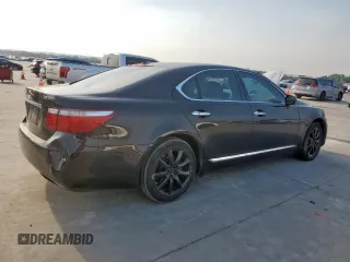2007 Lexus LS 460 with VIN JTHBL46F775047122, listed as a Copart auction lot 57300995 with Not Provided miles and Clean Title. Bid and sale history available at DreamBid. Image 3.