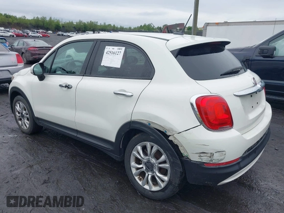 2016 FIAT 500X Easy with VIN ZFBCFXBT0GP406408, listed as a IAAI auction lot 42516127 with 165,913 mi miles and . Bid and sale history available at DreamBid. Image 3.