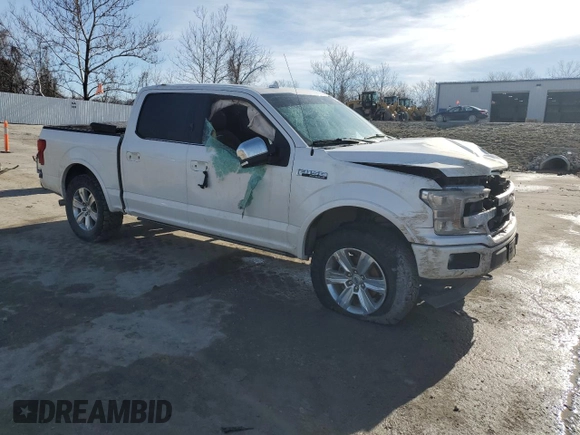 2019 Ford F-150 XL with VIN 1FTEW1E46KFD25631, listed as a Copart auction lot 43272255 with 146,160 mi miles and Salvage Title. Bid and sale history available at DreamBid. Image 4.