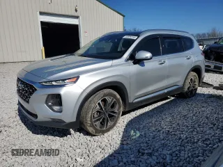 2019 Hyundai Santa Fe Limited z VIN 5NMS5CAAXKH021184, wystawiony jako Copart lot #44889745 z przebiegiem 134 269 mil mil oraz Szkoda całkowita • Salvage title. Historia ofert i sprzedaży dostępna na DreamBid. Obrazek 1.